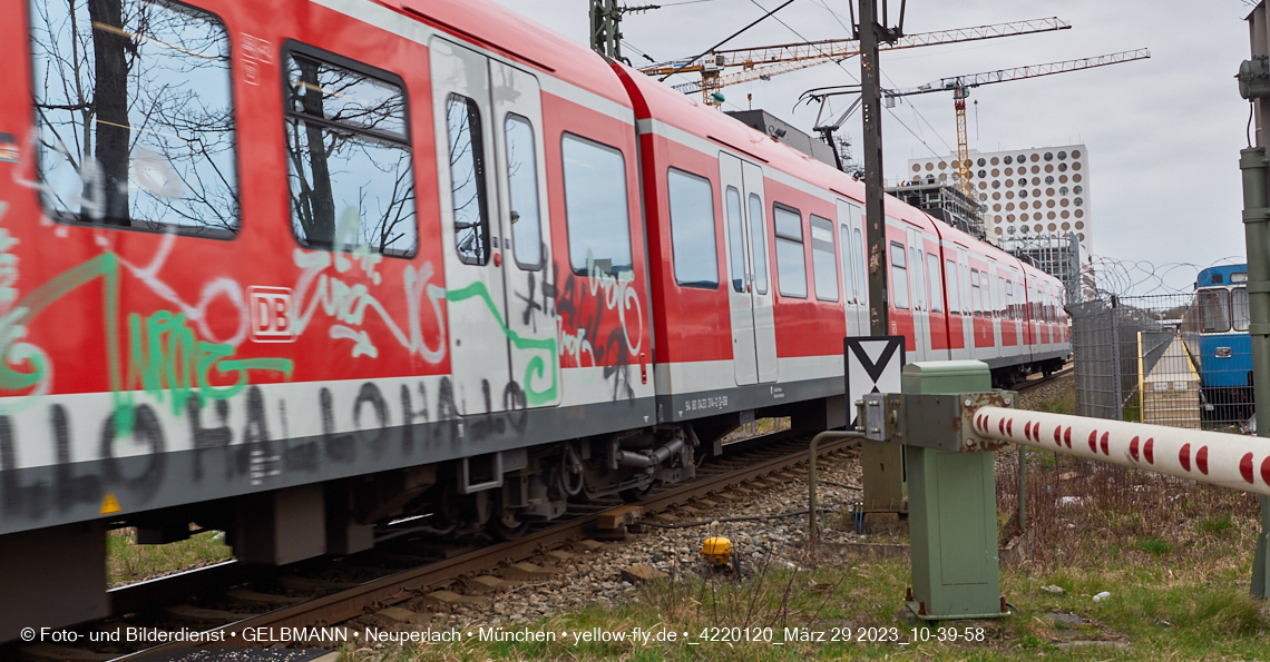 29.03.2023 - Baustelle REVO und Umgebung in Neuperlach